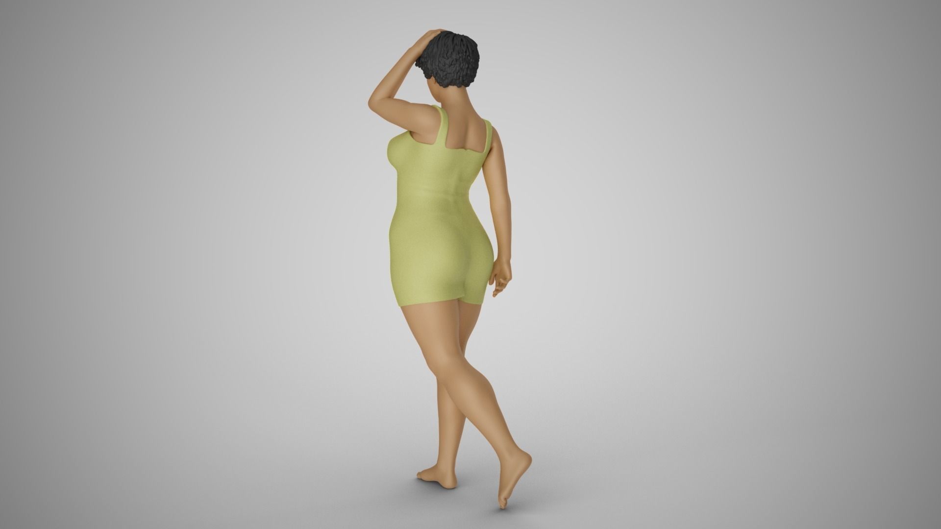 Girl Captivating Scent 4 3D print model_7