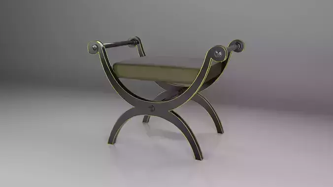 chair with metal frame