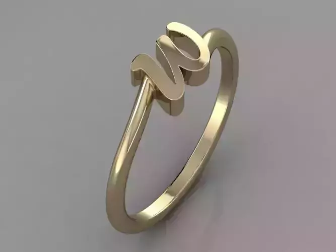 Alphabet Ring W