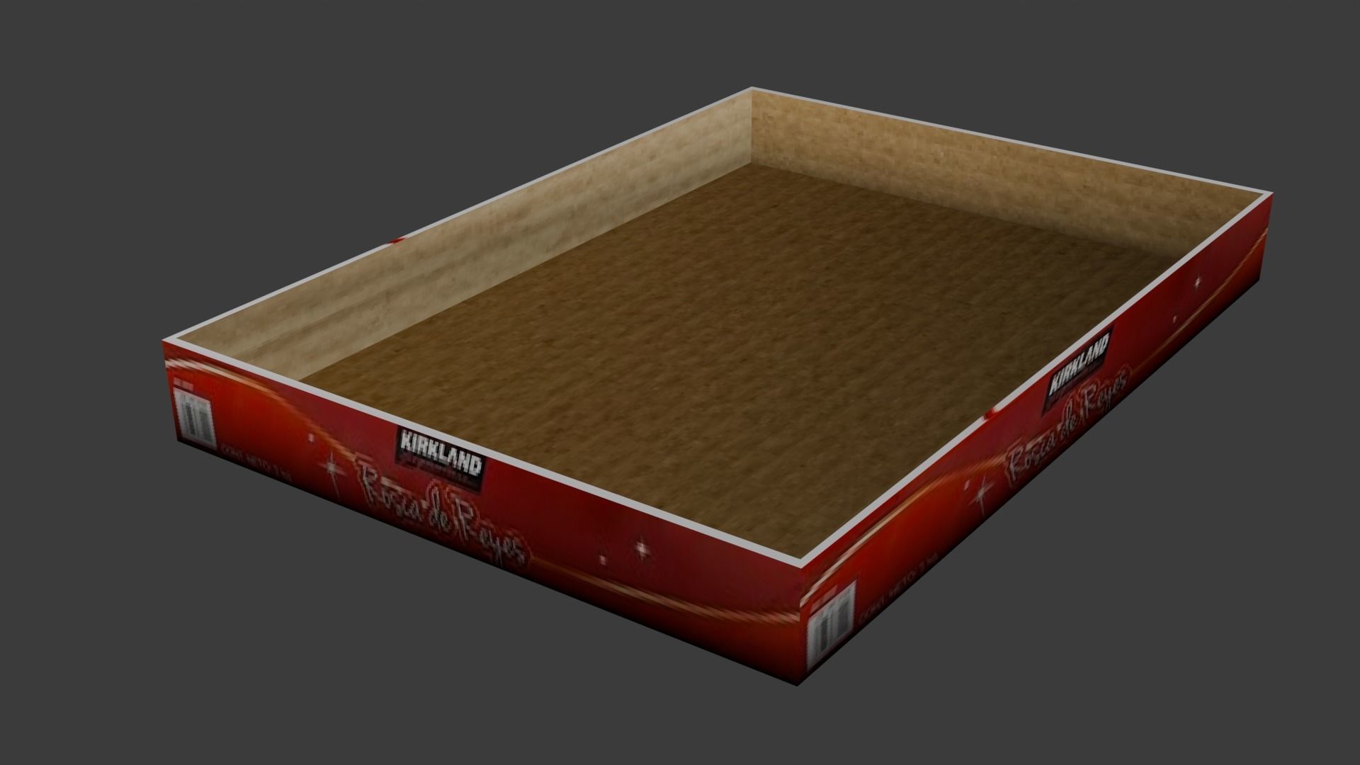 ROSCA DE REYES - Three kings bread Low-poly 3D model_4