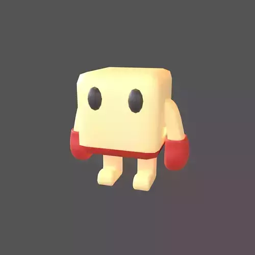 Cube Character 00003 Boxer Red