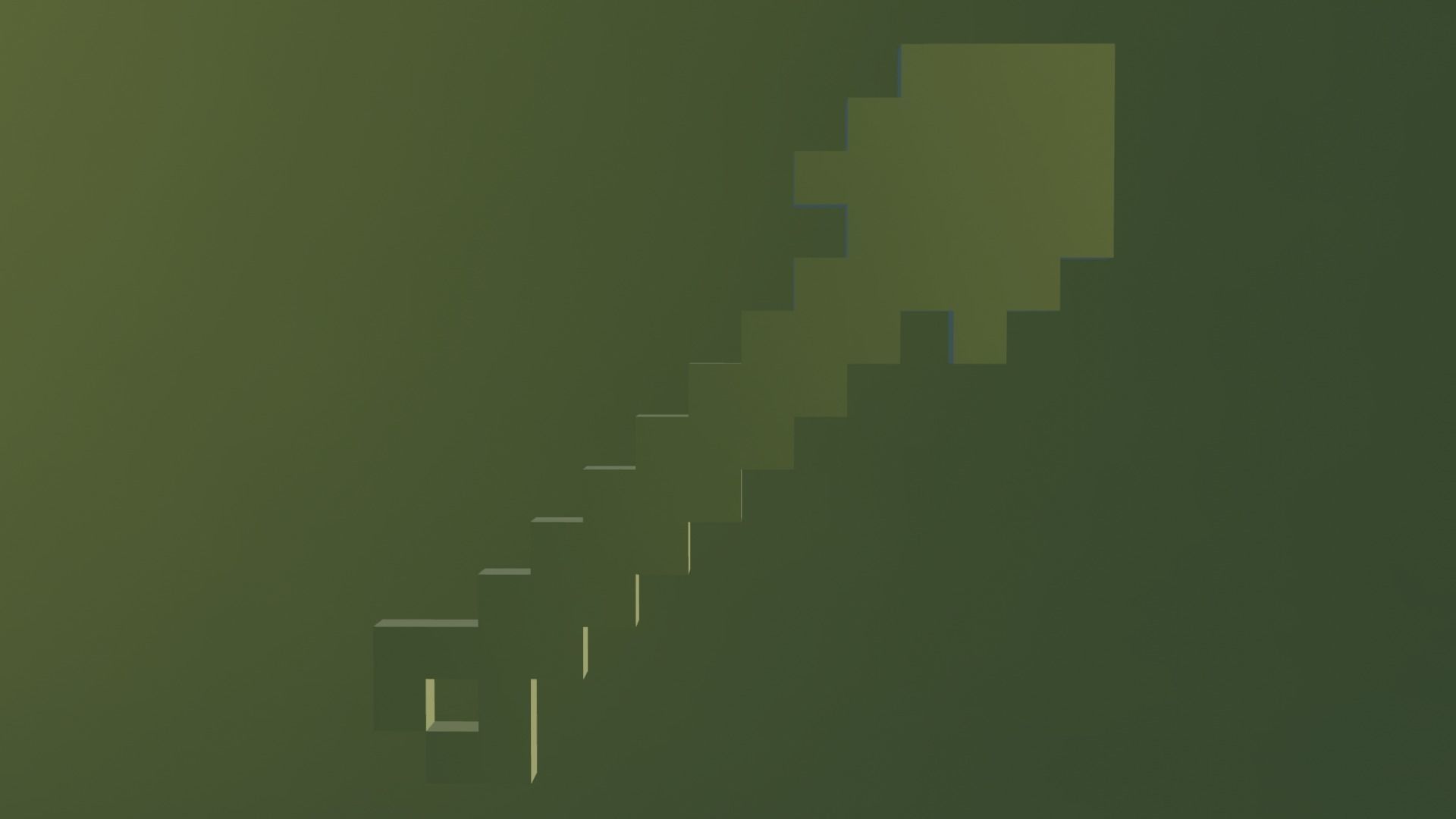 Minecraft Wooden Shovel Must Read Description Low-poly 3D model_6