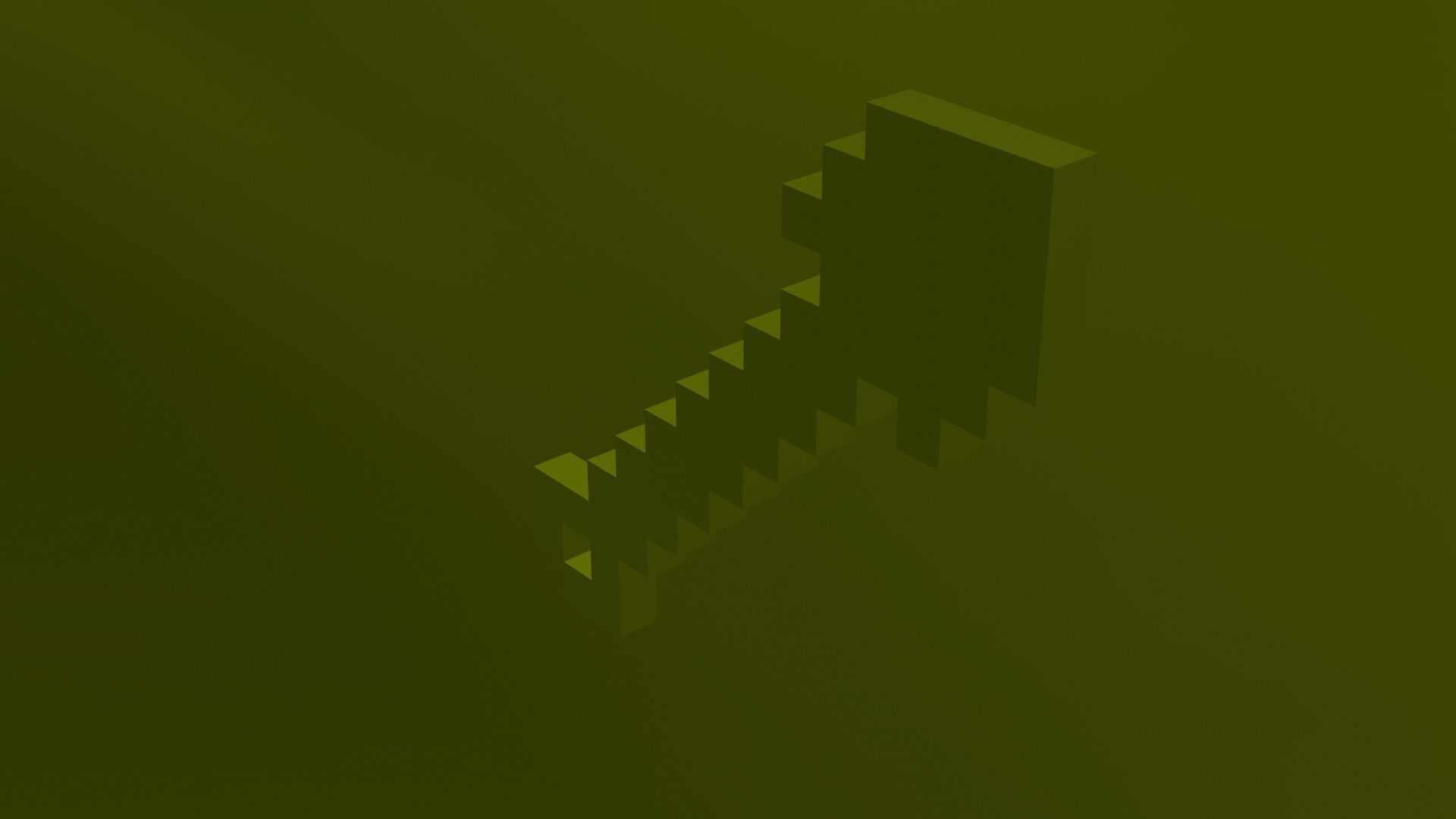 Minecraft Wooden Shovel Must Read Description Low-poly 3D model_26