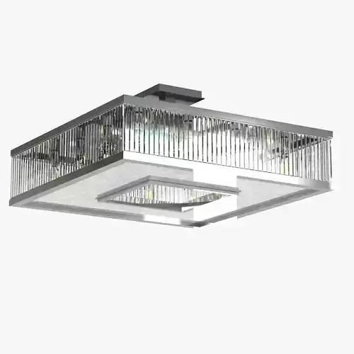 wired custom lighting Hollywood Square 3D model