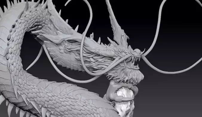Dragon King 3D print model