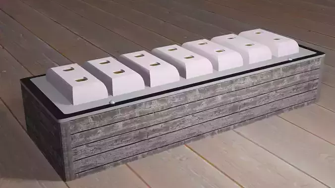 Electronic extension lead 3d model