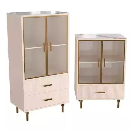 Homary-Italian Light Luxury Display Cabinet