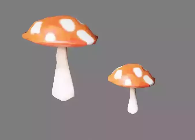 Mushroom - Cartoon style -