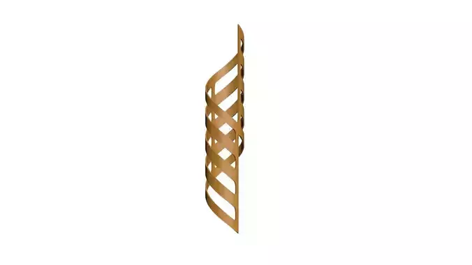 Parametric hanging lamp 3D print model