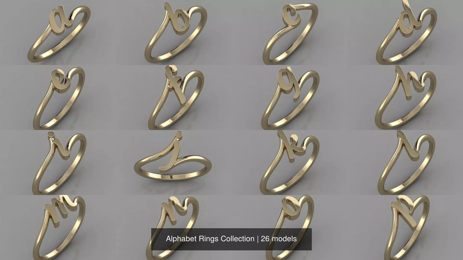 Alphabet Rings Collection _1