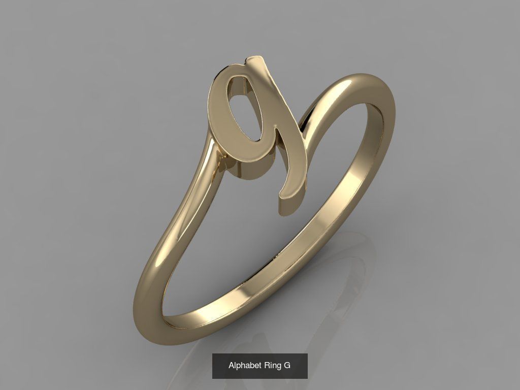 Alphabet Rings Collection _12
