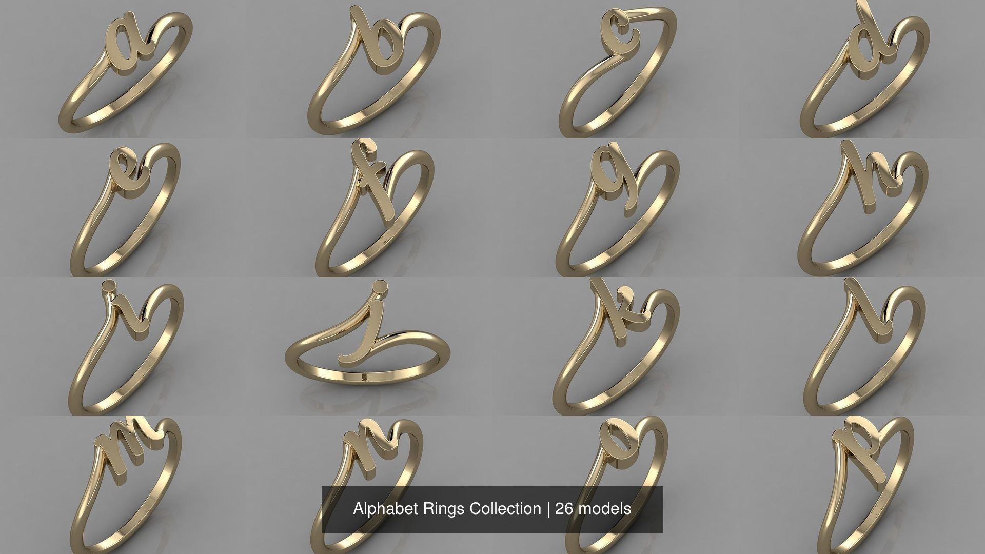 Alphabet Rings Collection _2