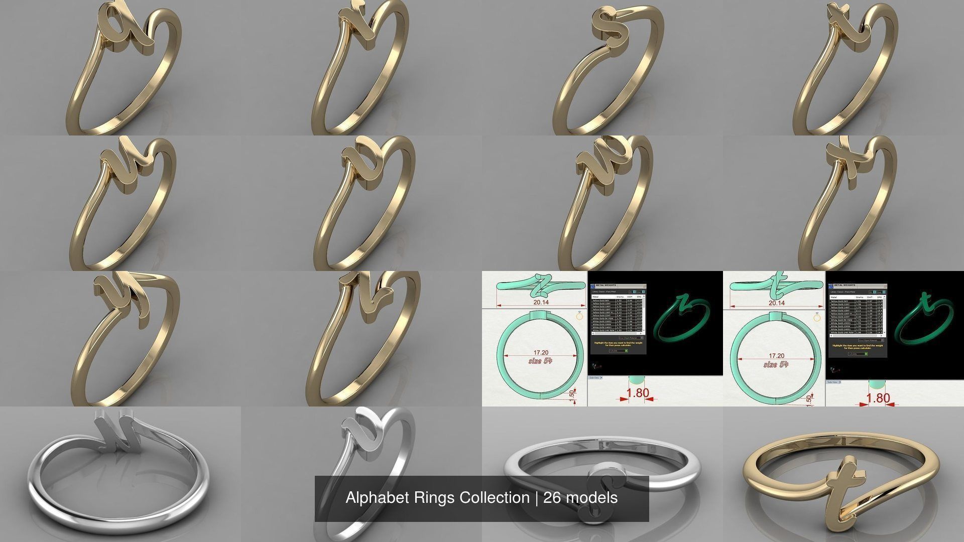 Alphabet Rings Collection _4