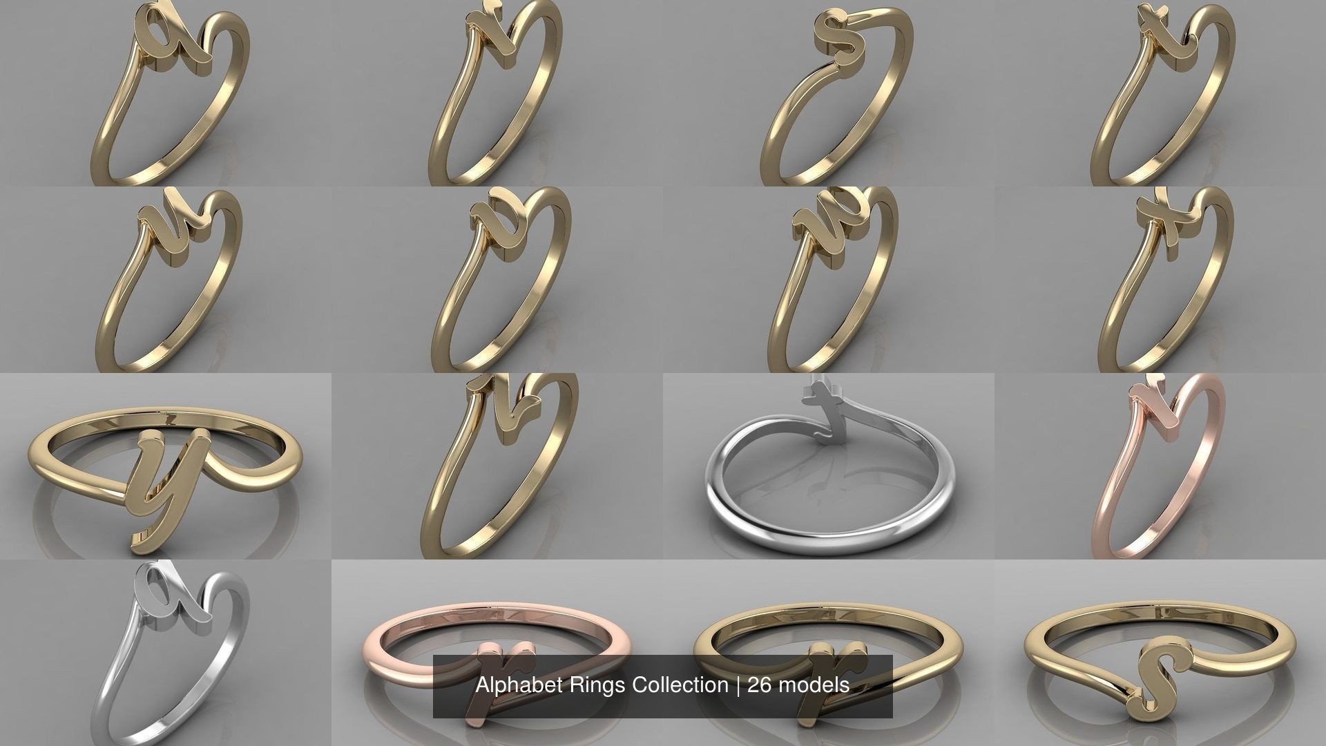 Alphabet Rings Collection _5