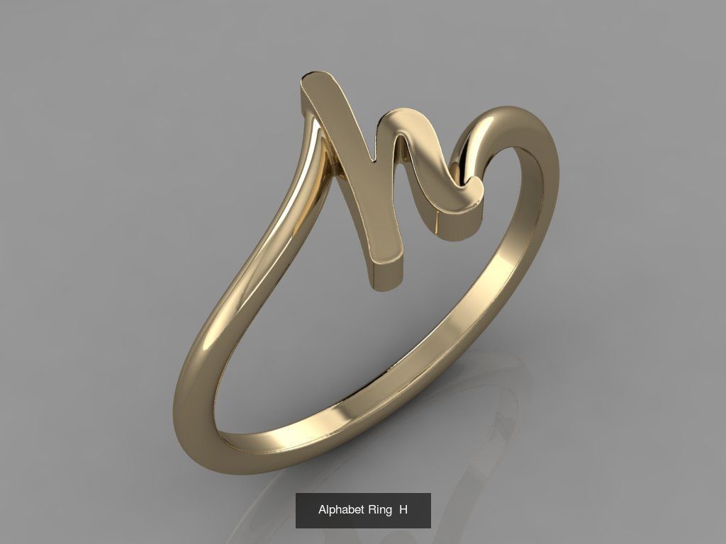Alphabet Rings Collection _13