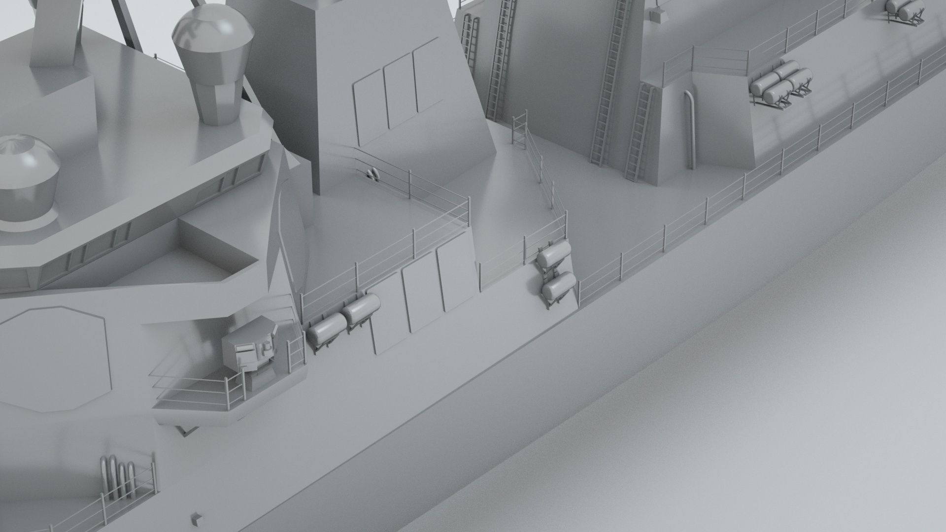 Arleigh Burke Class Destroyer 3D model_5