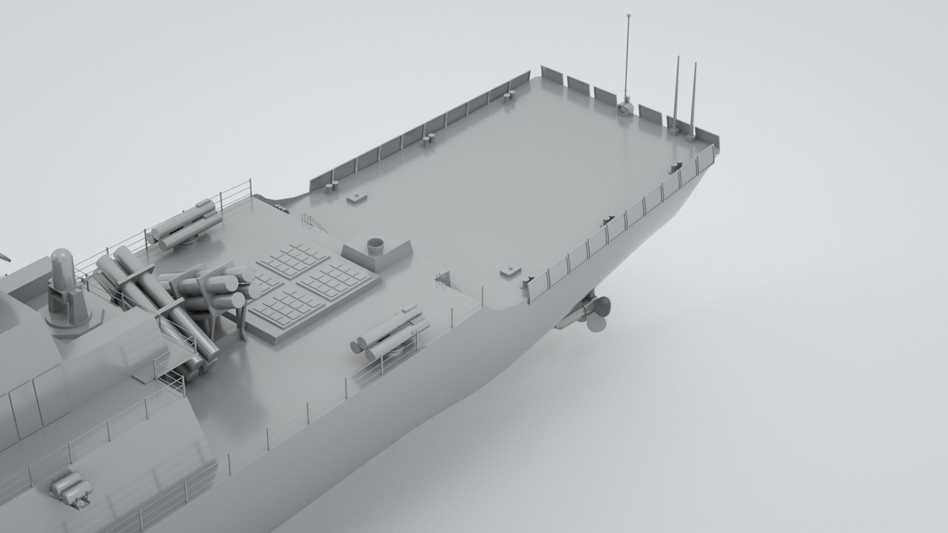 Arleigh Burke Class Destroyer 3D model_7