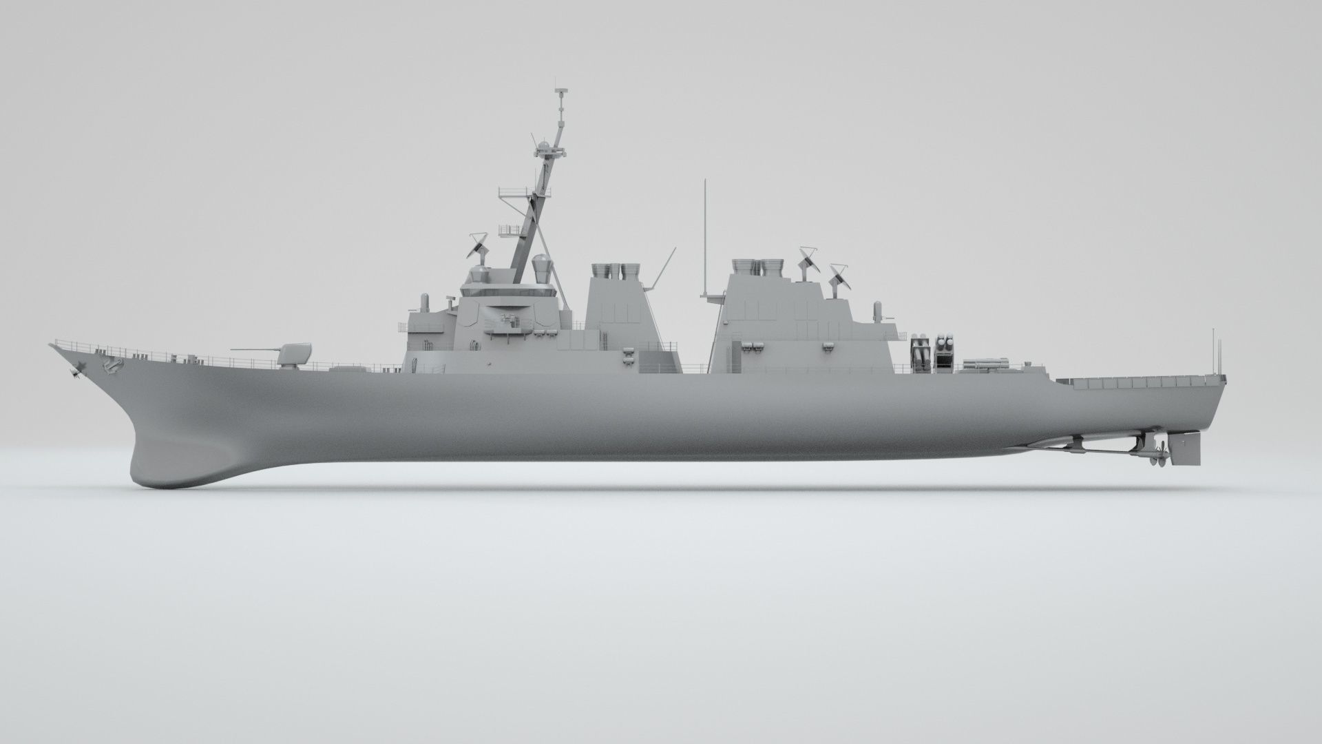 Arleigh Burke Class Destroyer 3D model_8