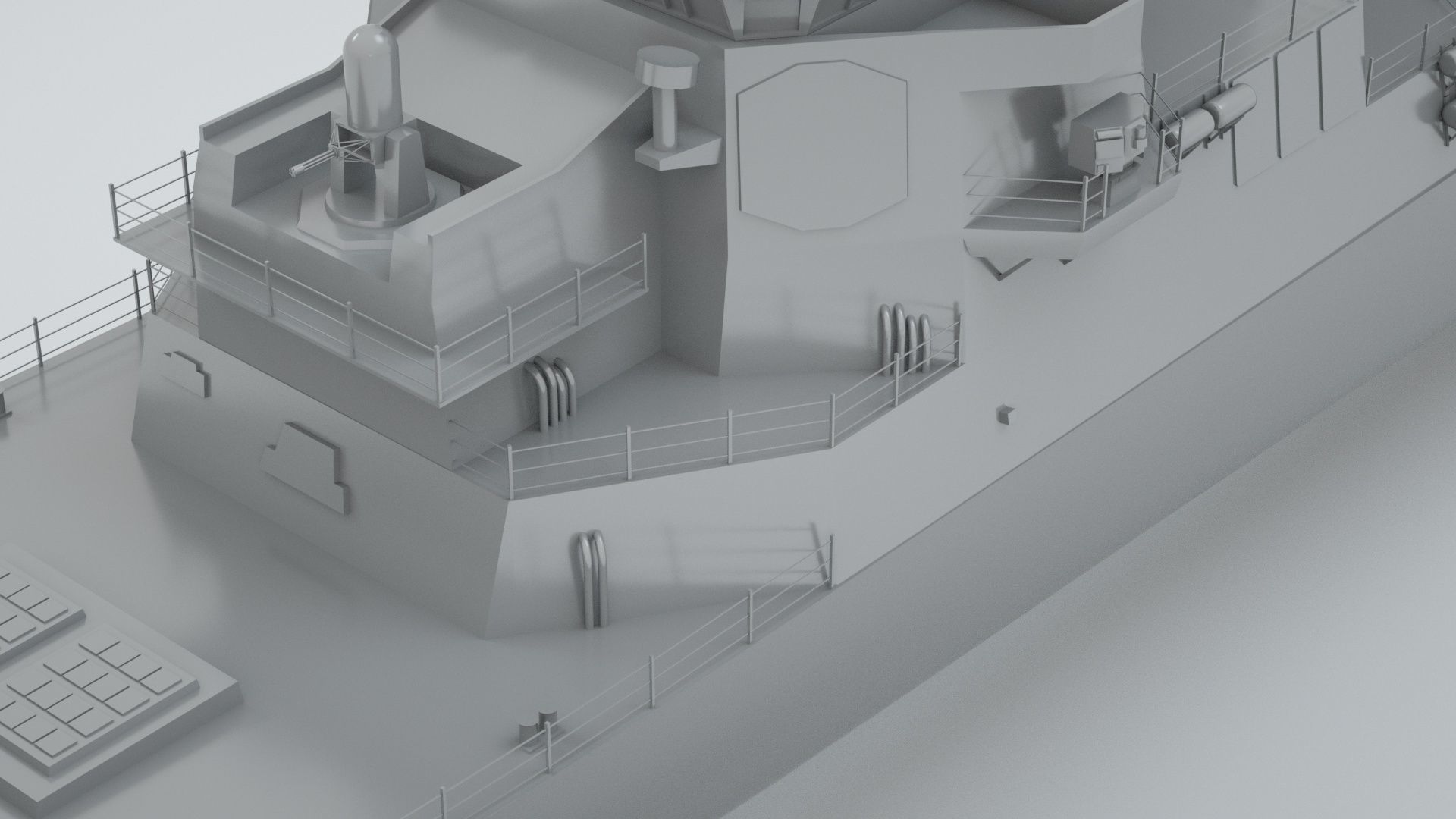 Arleigh Burke Class Destroyer 3D model_4