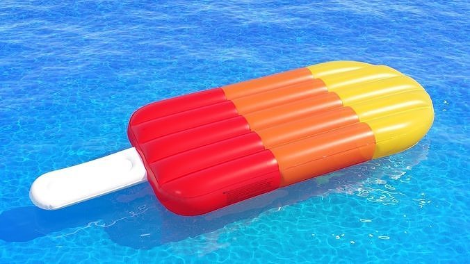 Kurala inflatable popsicle pool float 3D model