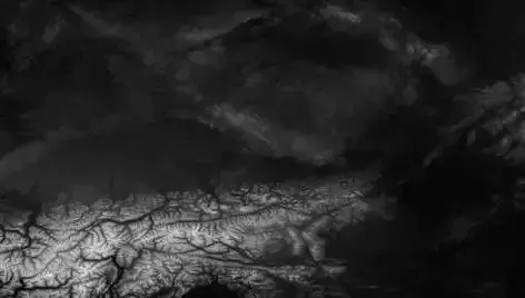 Austria High resolution 9k Heightmap and geometry 