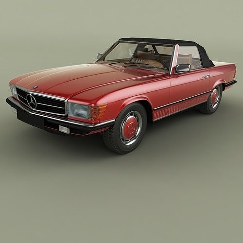 Mercedes-Benz R107 350SL 3D model