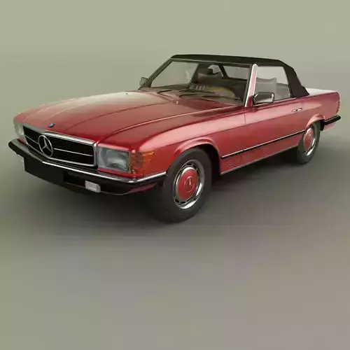 Mercedes-Benz R107 350SL 3D model