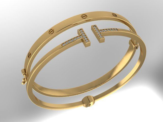 Bracelet Fashion 3D print model_1