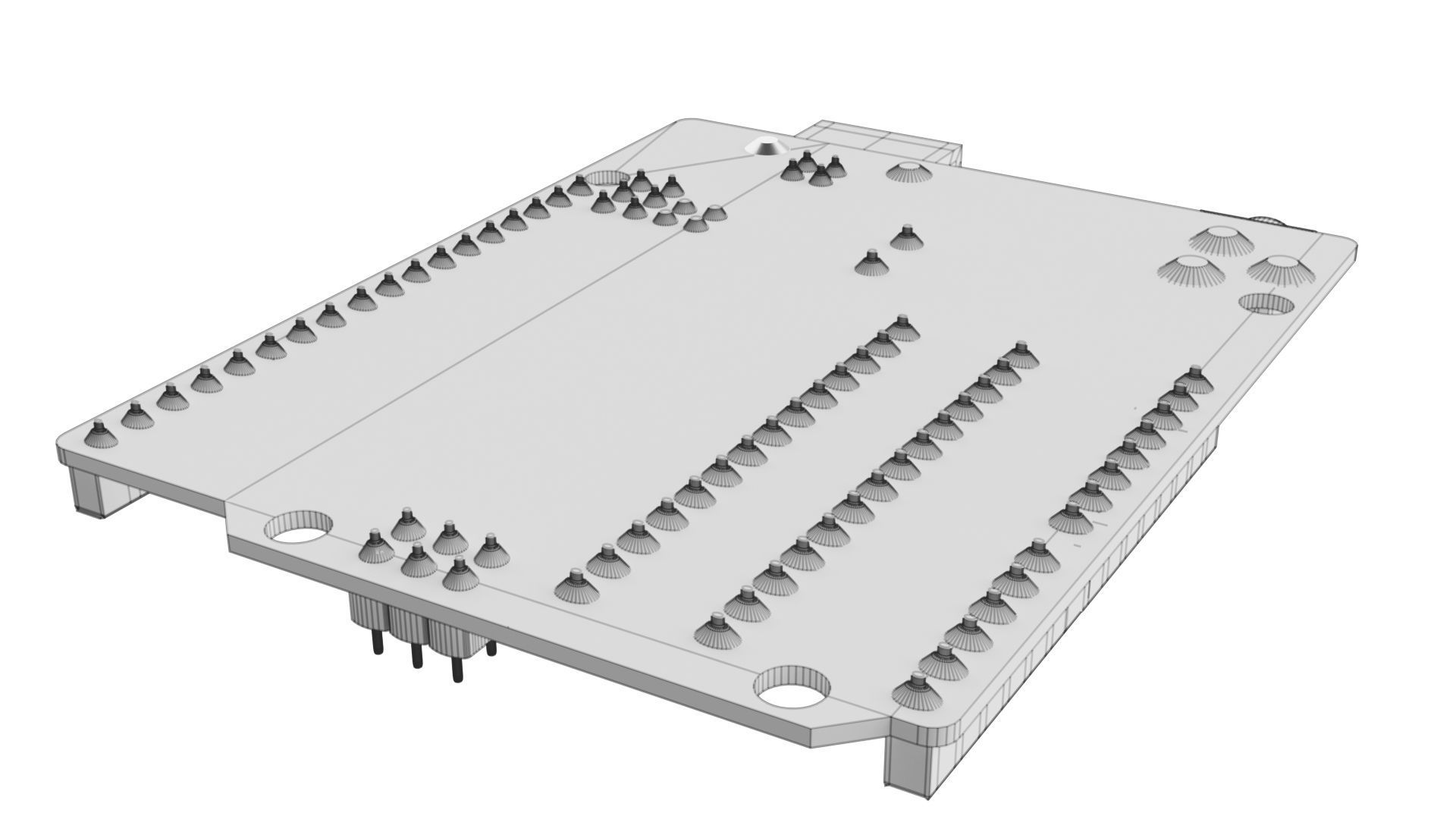 Arduino Uno Low-poly 3D model_20