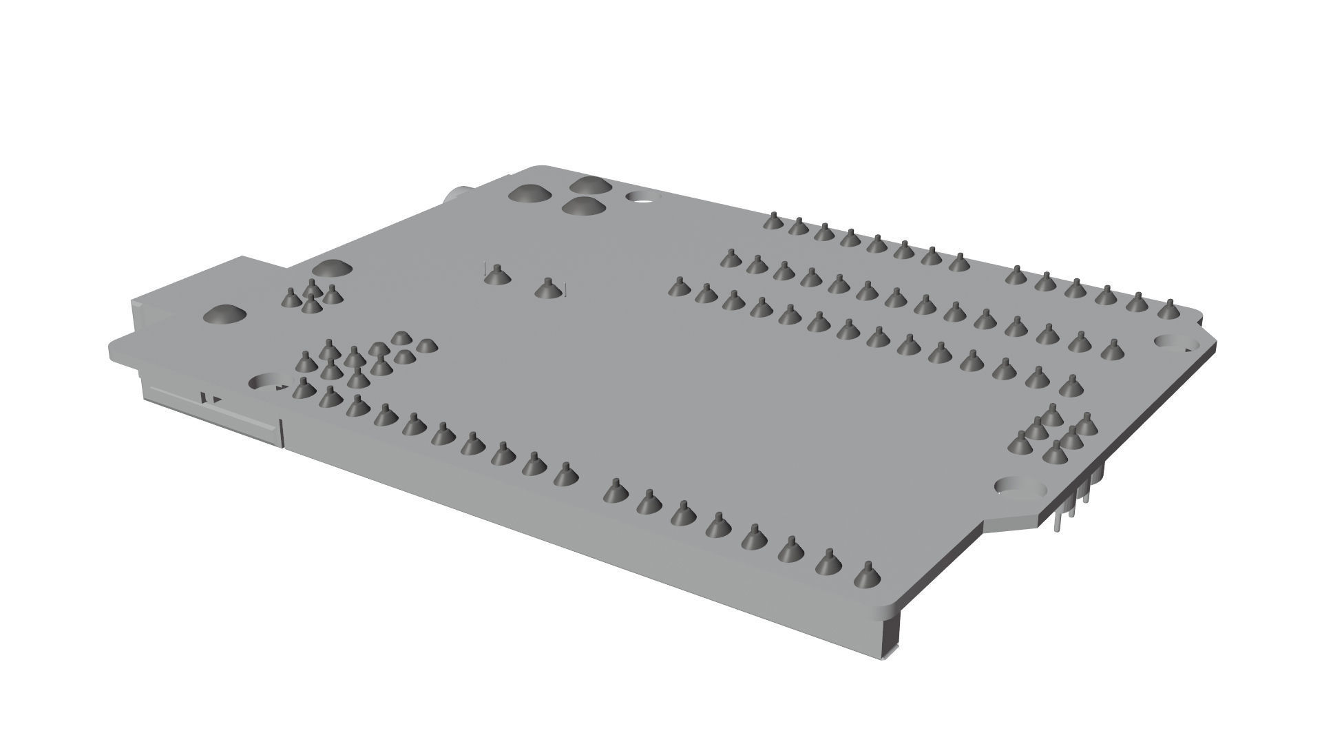 Arduino Uno Low-poly 3D model_10