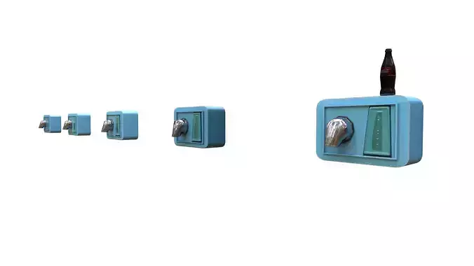 50s restroom hand dryers