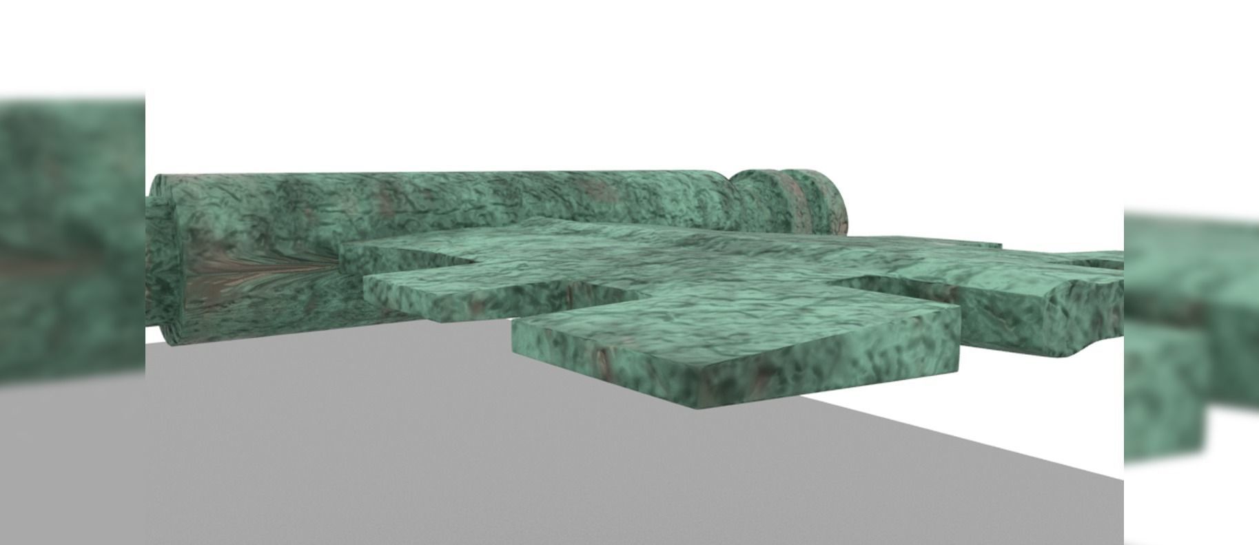 Brass key Free low-poly 3D model_5