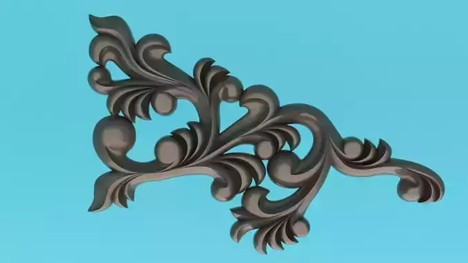 Carving 3D model MOLDING 