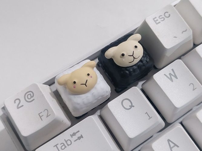 Keycap sheep 3D print model