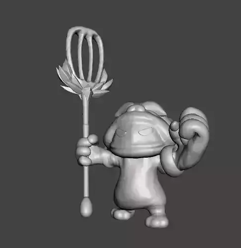 Furyhorn Veigar 3D Model 3D print model