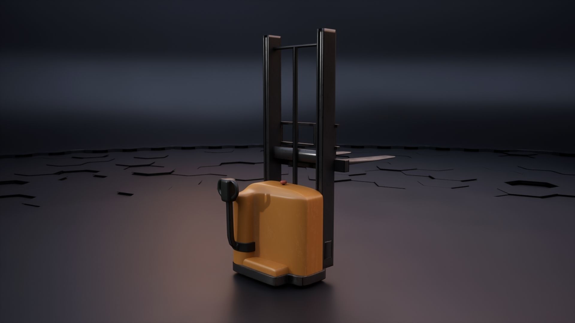Forklift Pack with textures and Rig 3D model_11