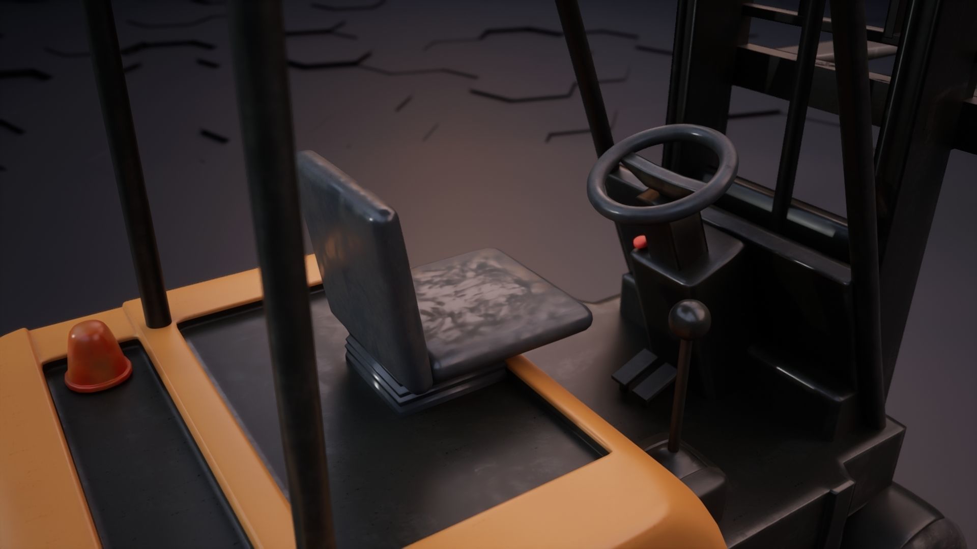 Forklift Pack with textures and Rig 3D model_18