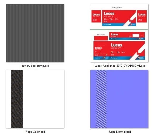 Lucas Appliance Battery 3D model_25