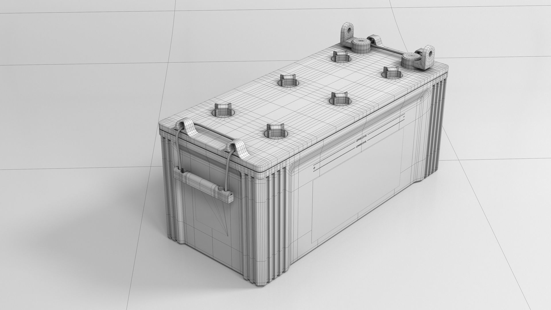 Lucas Appliance Battery 3D model_21