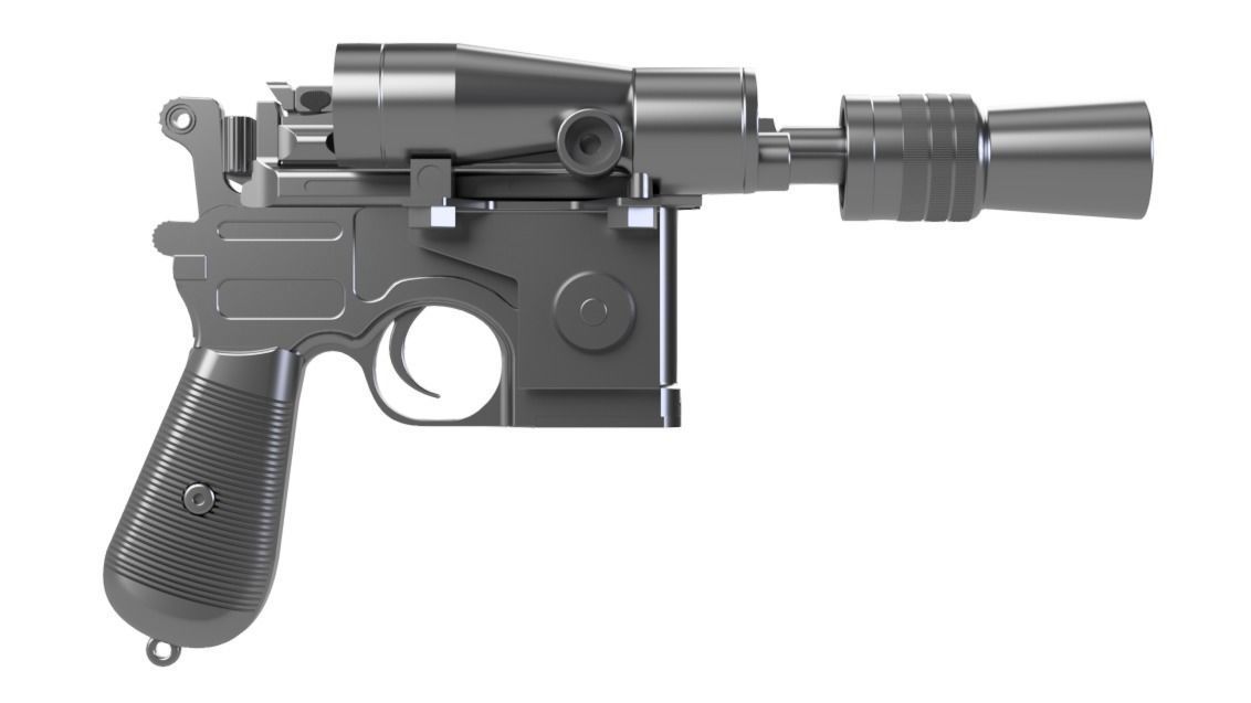 Star Wars The Empire Strikes Back  - DL-44 Heavy Blaster Pistol 3D print model_2