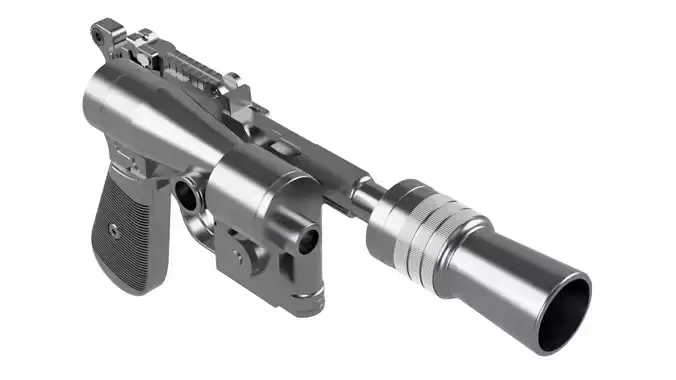 Star Wars The Empire Strikes Back  - DL-44 Heavy Blaster Pistol 3D print model