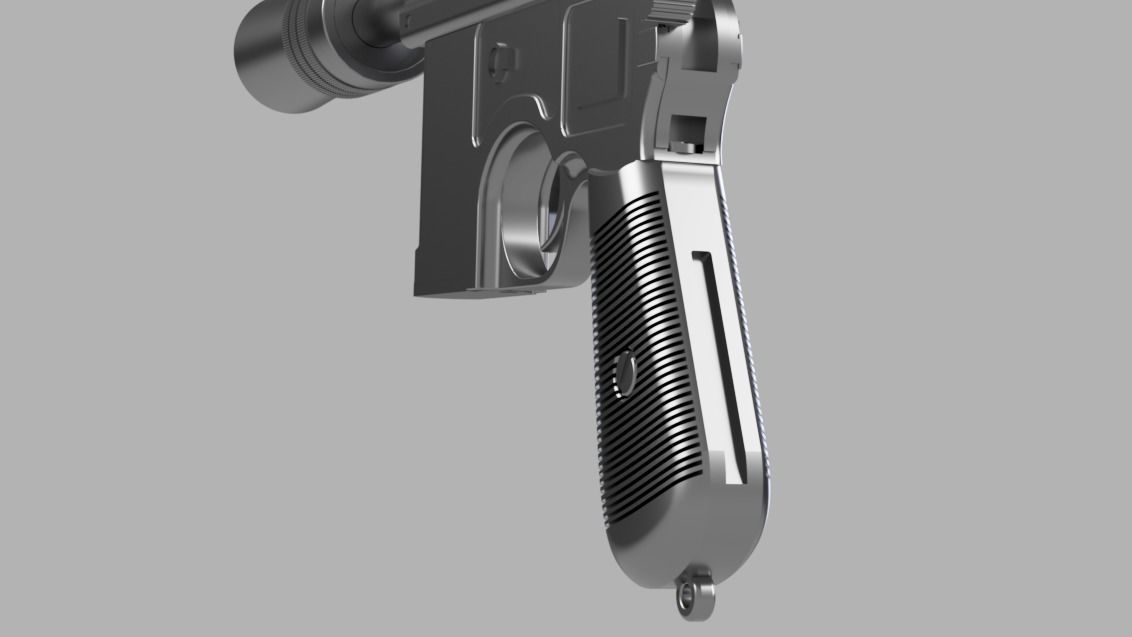 Star Wars The Empire Strikes Back  - DL-44 Heavy Blaster Pistol 3D print model_8