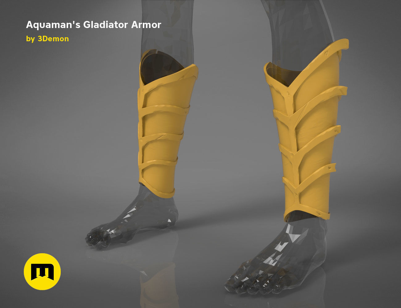 Aquaman Gladiator armor 3D print model_19