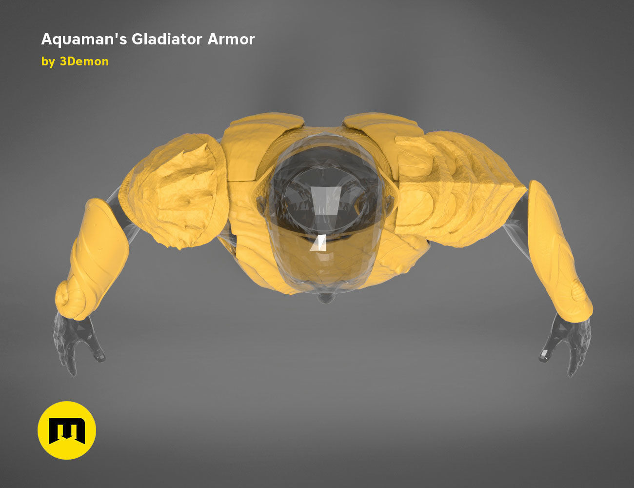 Aquaman Gladiator armor 3D print model_18