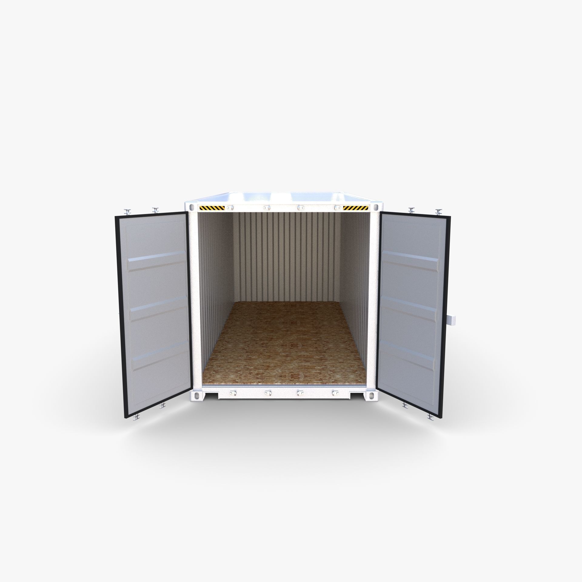 20ft Shipping Container Tex v2 3D model_5