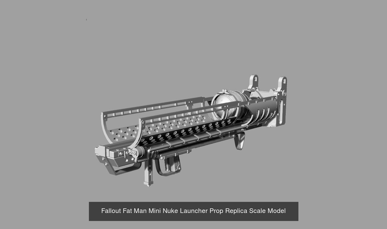 Fallout weapons and accessories pack 6th Scale Prop Replicas 3D Model Collection_2