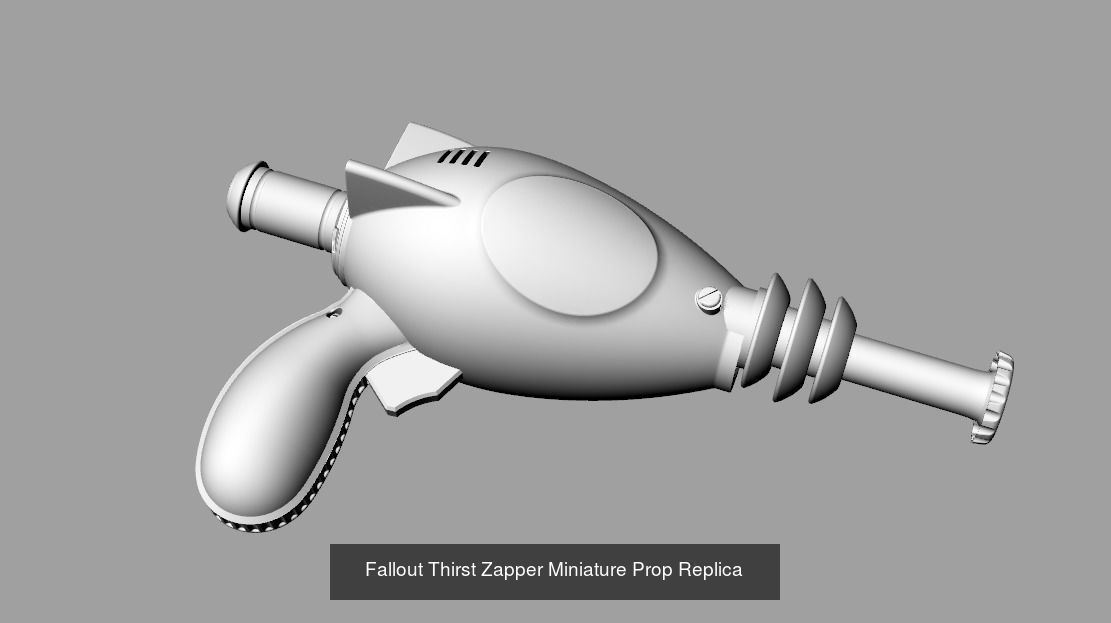 Fallout weapons and accessories pack 6th Scale Prop Replicas 3D Model Collection_10