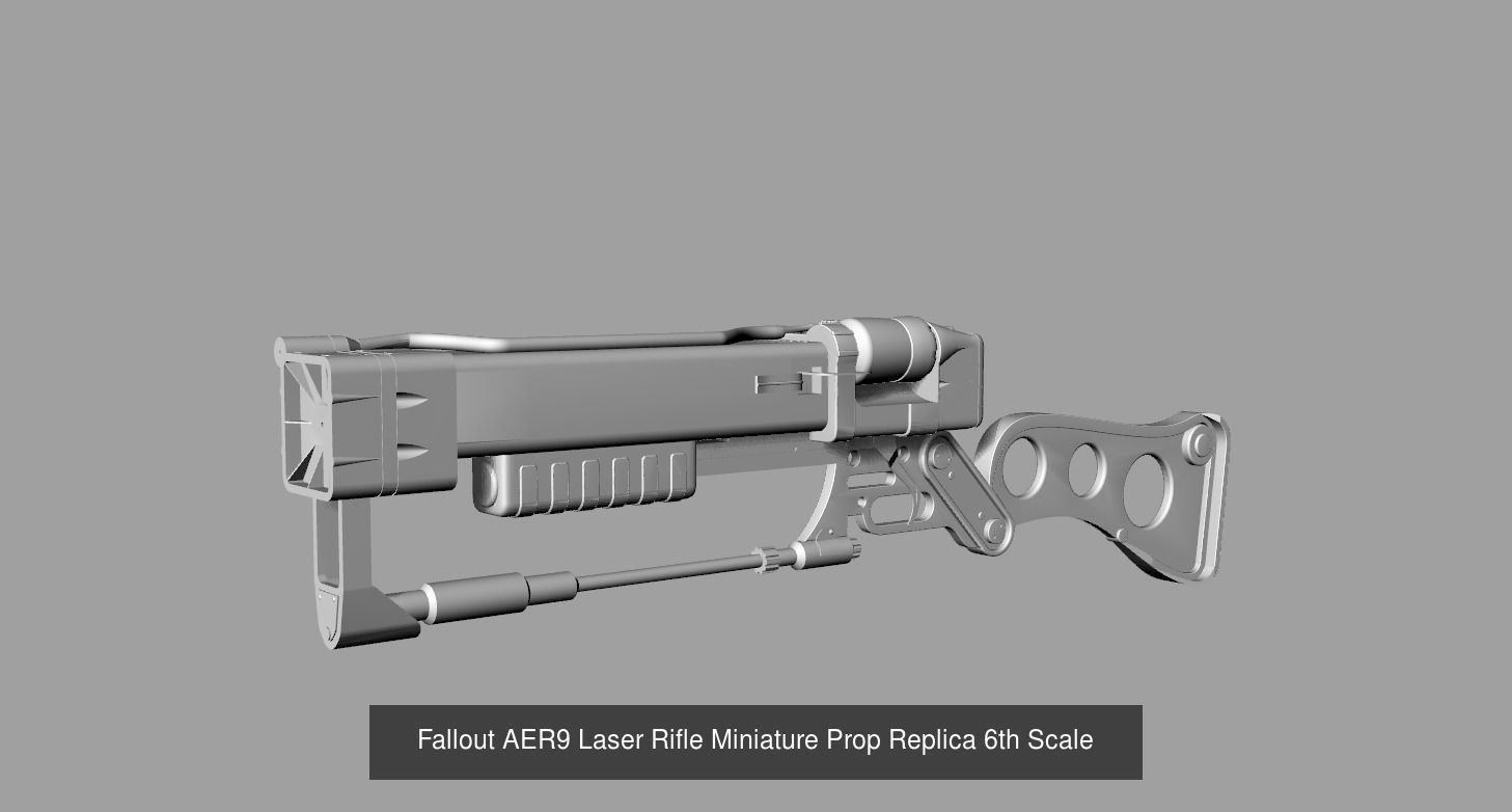 Fallout weapons and accessories pack 6th Scale Prop Replicas 3D Model Collection_12