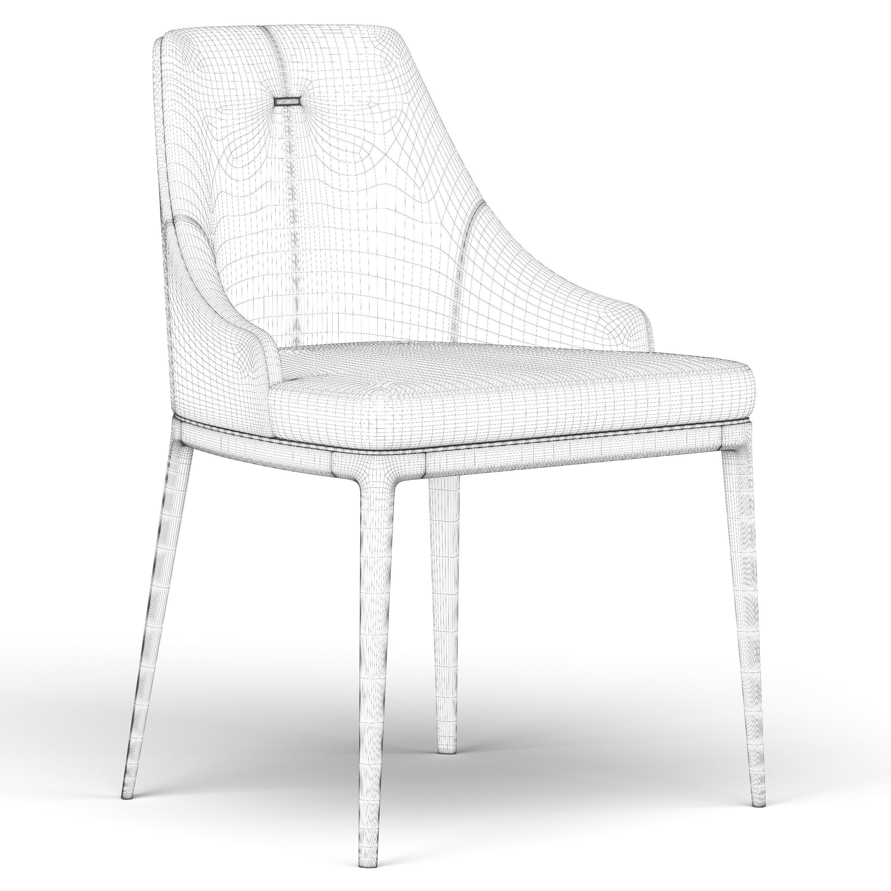 Alaton Dining Chair 3D model_7