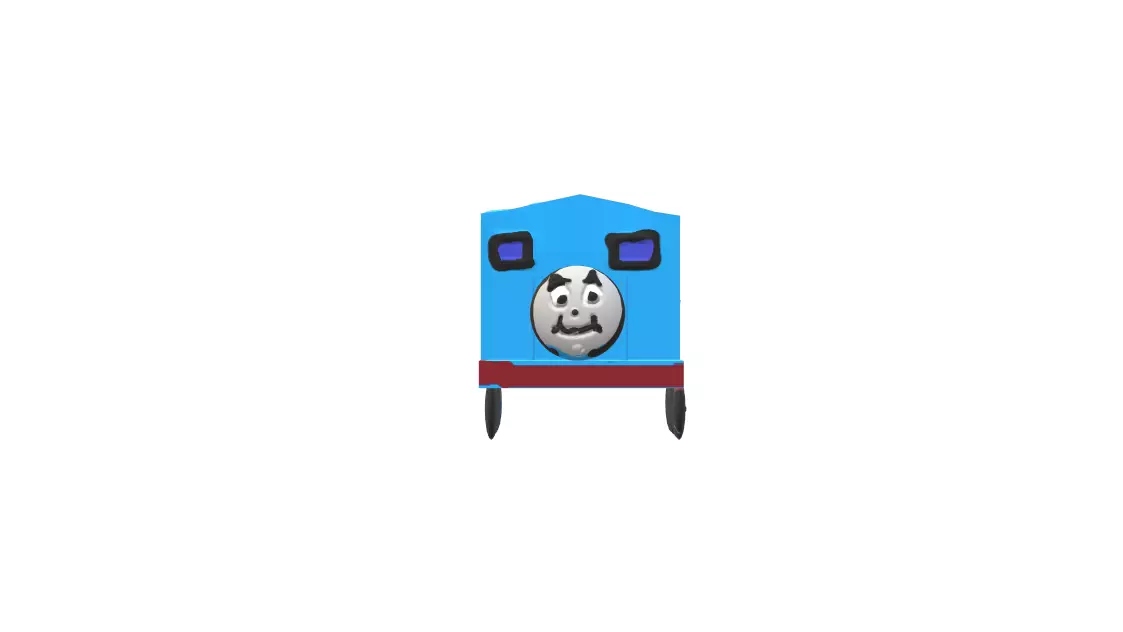 thomas the train Low-poly 3D model